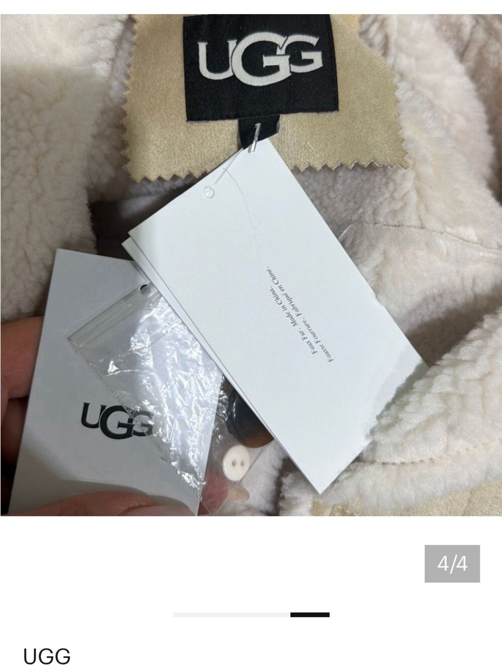 UGG Takara Luxefluff mid jacket - Picture 4 of 5